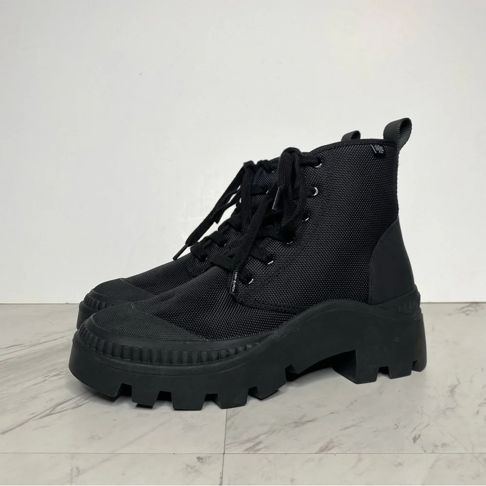 Tory Burch Camp Black Sneaker Boot 7M